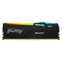 Memória Ram Kingston Fury Beast DDR5 RGB 16GB 6000Mhz CL36 Preto - KF560C36BBE2-16 