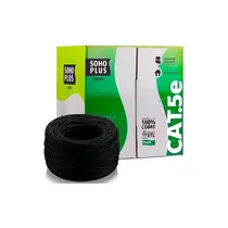 Cabo de Rede Furukawa CAT.5E Sohoplus U/UTP Ethernet 305 Metros Preto - 23200100