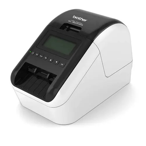 Impressora de Etiqueta Brother USB Wi-fi Bluetooth RJ45 Branco/Preto - QL820NWB - Recondicionado