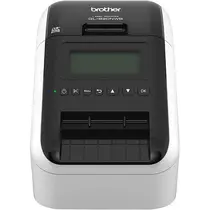 Impressora de Etiqueta Brother USB Wi-fi Bluetooth RJ45 Branco/Preto - QL820NWB - Recondicionado 