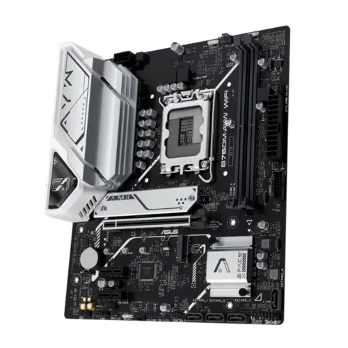 Placa-mãe Asus B760M-AYW, Intel LGA 1700, M-ATX, DDR5, Wi-Fi, Preto - 90MB1FK0-M0EAY0 - Recondicionado