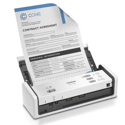 Scanner de Mesa Brother WiFi USB Branco - ADS-1350W - Recondicionado