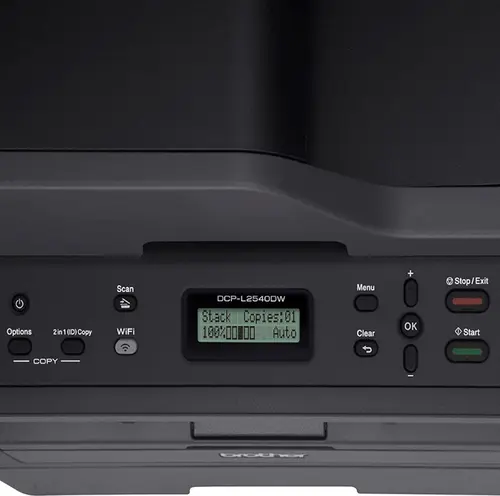 Multifuncional Brother 2540 Laser 110V Preto - DCPL2540DW - Recondicionado