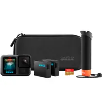 Câmera GoPro HERO 13 Bundle + The handler + 2 Baterias + 64GB 5,3K HLG HDR IPX7 CHDRB-131-RW Preto - Recondicionado 