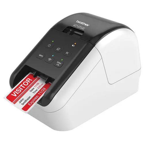 Impressora de Etiqueta Brother USB Wi-fi Branco/Preto - QL-810W - Recondicionado