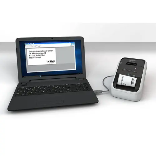 Impressora de Etiqueta Brother USB Wi-fi Branco/Preto - QL-810W - Recondicionado