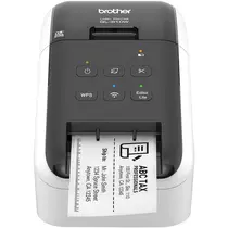 Impressora de Etiqueta Brother USB Wi-fi Branco/Preto - QL-810W - Recondicionado 