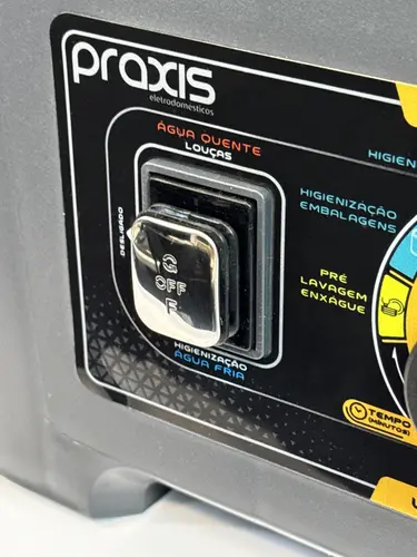 Lava Louças Praxis Portátil LLPP 2.0 Semi-Automática 220V Preto