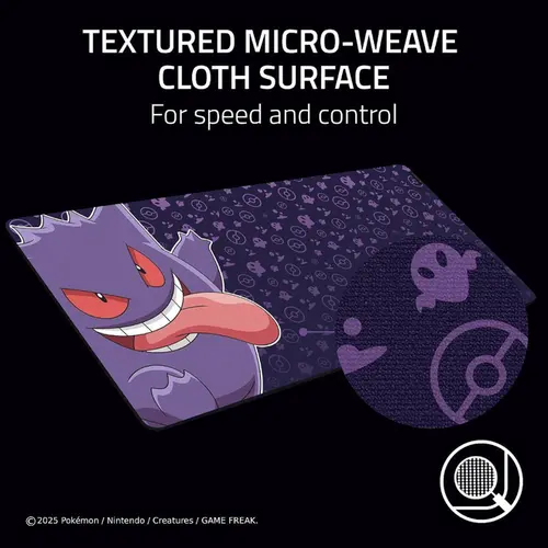 Mousepad Razer Gigantus V2 XXL Gengar Pokémon Gengar Edition - RZ02-03334200-R3M1