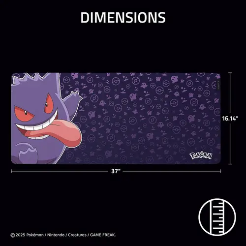 Mousepad Razer Gigantus V2 XXL Gengar Pokémon Gengar Edition - RZ02-03334200-R3M1