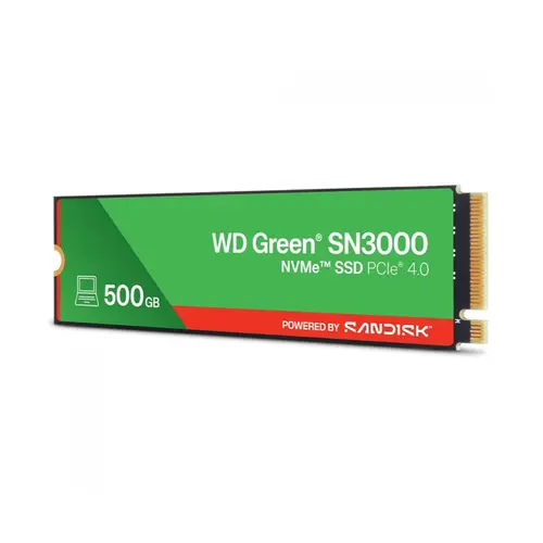 SSD WD SN3000 500GB M.2 2280 NVMe - WDS500G4G0E