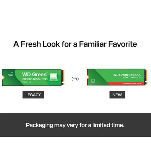 SSD WD SN3000 1TB M.2 2280 NVMe - WDS100T4G0E