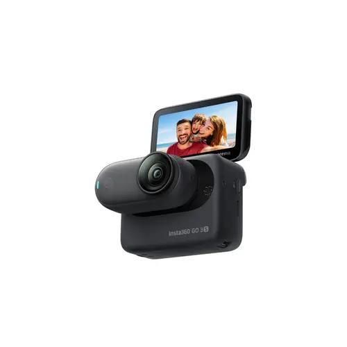 Câmera de Ação Insta360 GO 3S 4K 128GB Standard Edition Midnight Preto - CINSABEA-GOULTRA06