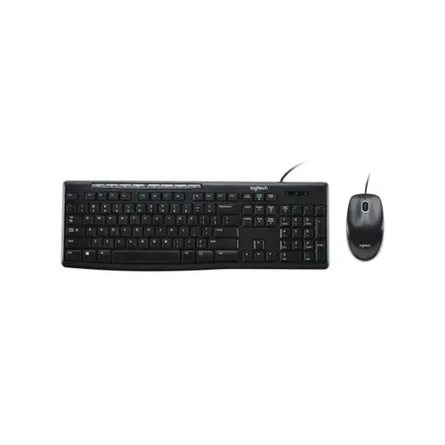 Kit Teclado e Mouse Logitech MK200 ABNT2 Preto - 920-002718
