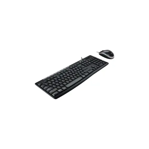 Kit Teclado e Mouse Logitech MK200 ABNT2 Preto - 920-002718