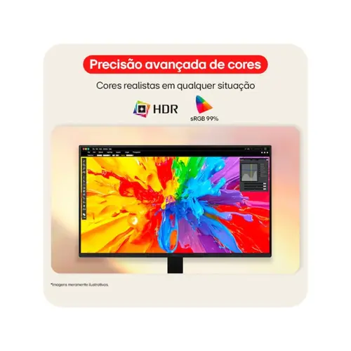 Monitor Gamer 24'' LG FHD 144Hz 1ms HDR10 HDMI VGA - 24U411B-B.AWZM