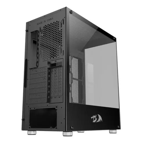 Gabinete Gamer Redragon Reflect Mid-Tower Lateral de Vidro Preto - CA-601B