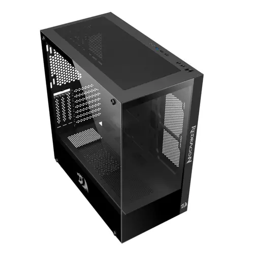 Gabinete Gamer Redragon Reflect Mid-Tower Lateral de Vidro Preto - CA-601B