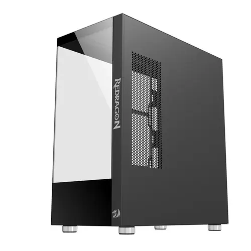 Gabinete Gamer Redragon Reflect Mid-Tower Lateral de Vidro Preto - CA-601B