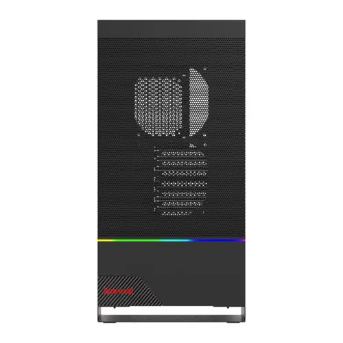 Gabinete Gamer Redragon Carbon Mid Tower RGB ATX Lateral em Vidro Temperado Sem FANs Preto - CA-610B