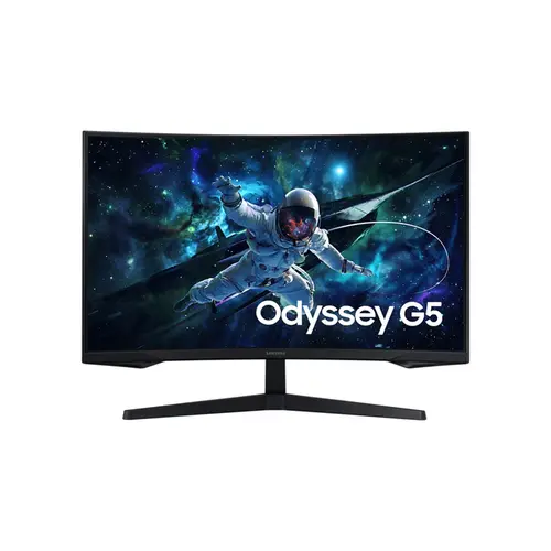 Monitor Gamer Curvo 32'' Samsung Odyssey G5  QHD HDR10 165Hz 1ms HDMI DP Freesync Pivot - LS32CG552ELMZD
