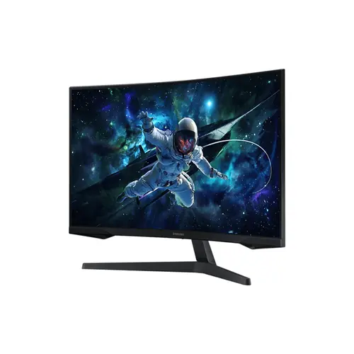 Monitor Gamer Curvo 32'' Samsung Odyssey G5  QHD HDR10 165Hz 1ms HDMI DP Freesync Pivot - LS32CG552ELMZD