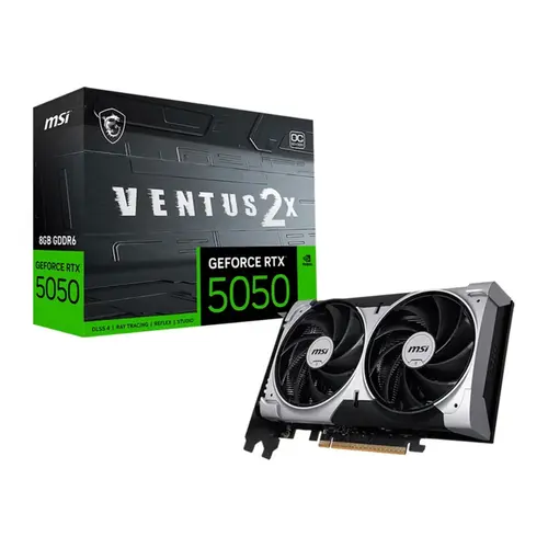 Placa MSI RTX 5050 8GB GDDR6 128BITS VENTUS 2X OC 912-V538-010