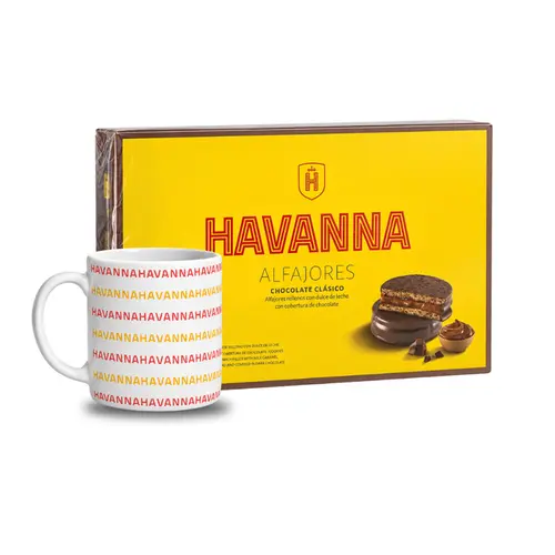 Kit Caneca Com Alfajor Chocolate C/12 unidades