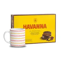 Kit Caneca Com Alfajor Chocolate C/12 unidades