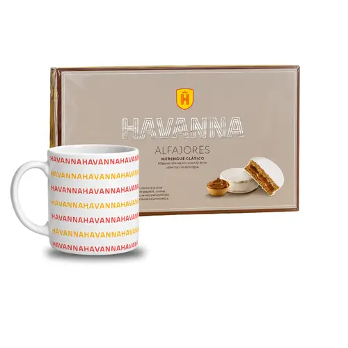 Kit Caneca Com Alfajor Merengue C/6 unidades