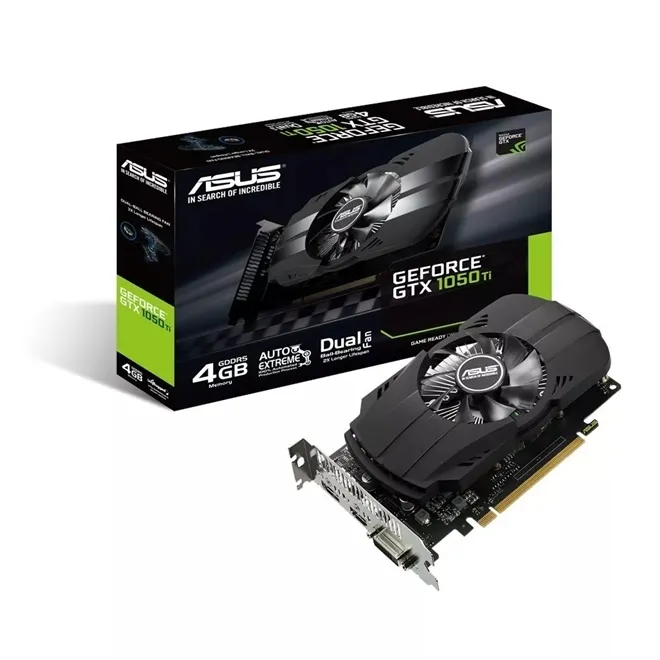 Placa De Vídeo Asus GeForce GTX 1050Ti Phoenix 4GB 128Bit GDDR5 PH Placa De Vídeo Asus GeForce GTX 1050Ti Phoenix 4GB 128Bit GDDR5 PH