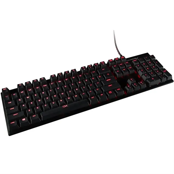 Teclado Gamer HyperX Alloy FPS Red Mecânico US Switch Cherry MX
