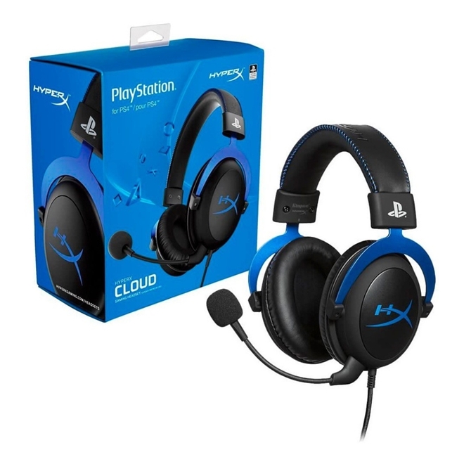 Headset Gamer HyperX Cloud Blue P/PS4 HXHSCLSBL/AM