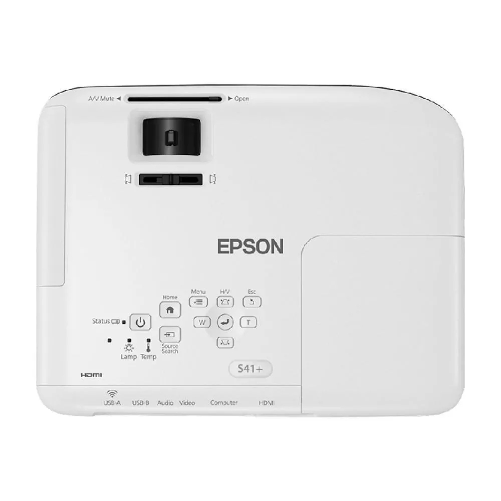 Projetor Epson PowerLite S41+ 3LCD 800x600 3300 Lumens V11H842024