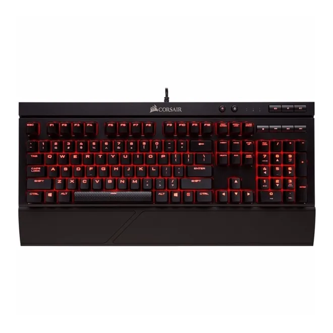 Teclado Gamer Corsair K68 Red Mecânico ABNT2 Switch Cherry MX Red