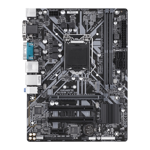 PlacaMãe Gigabyte p/ Intel 1151 H310M S2P 2.0 2xDDR4 mATX