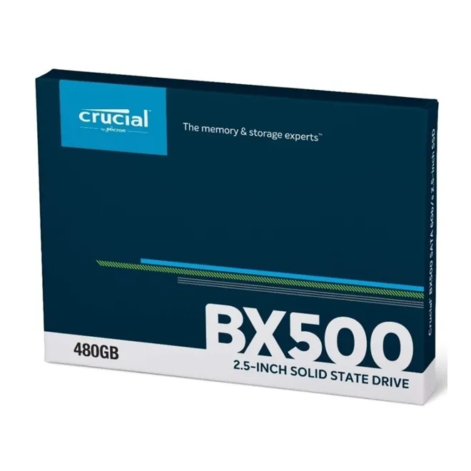 Crucial BX500 480GB 2.5インチ SSD 本体 SSD Crucial BX500 2.5 480GB SATA III 540 Mb/s CT480BX500SSD1
