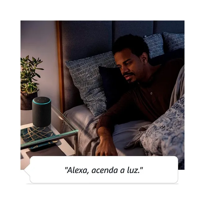 Smart Speaker Amazon com Alexa Echo 3ª Geração Branco 13177334