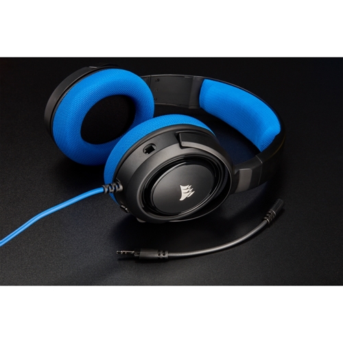 Headset Gamer Corsair HS35 Stereo P2 Blue CA9011196NA