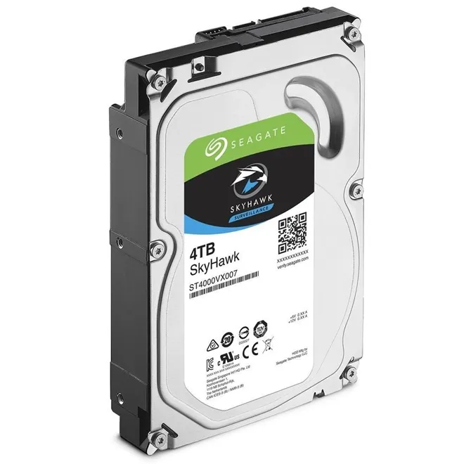 HD Seagate SkyHawk Surveillance 4TB 5900rpm Cache 64MB Sata 6 GB/s