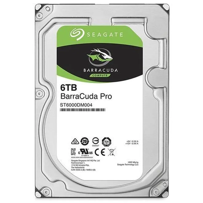 【新品未開封】Seagate Barracuda Pro 6TB 3.5 HDD HD Seagate BarraCuda Pro 6TB 7200RPM SATA 256MB 3.5'' ST6000DM004