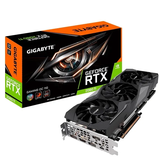 Placa de Vídeo Gigabyte GeForce RTX 2080Ti Gaming OC 11GB GDDR6 GV