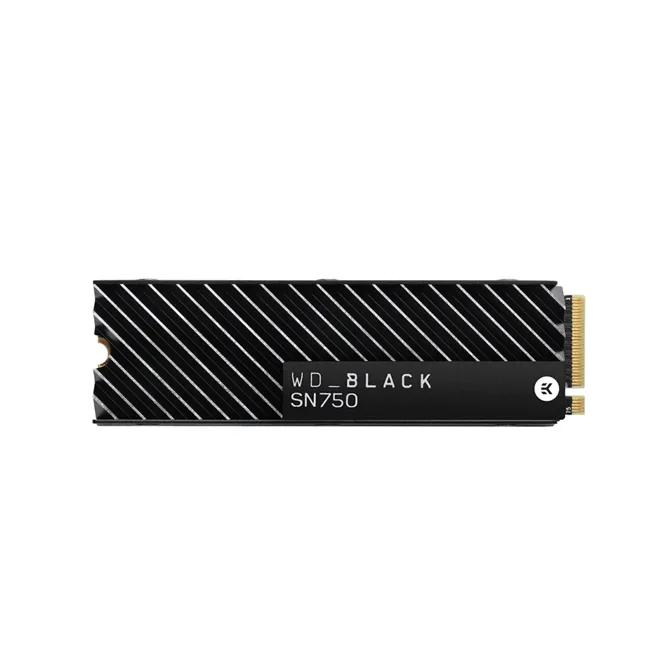 内蔵型SSD WD BLACK SN750 NVMe SSD 500GB M.2 SSD WD Black SN750 500GB M.2 2280 NVME Heatsink 3.430 MB/s