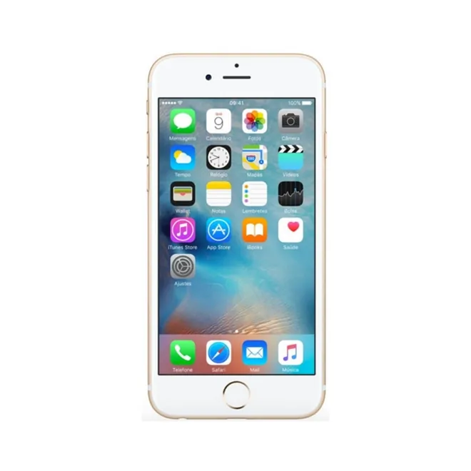 IPhone 6S Gold 128GB MKQV2BR/A E Semi-novo - IPhone 6S Gold 128GB