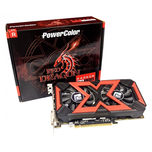 Placa de Vídeo Power Color Radeon RX 550 4GB Red Dragon 128Bit GDDR5 ...