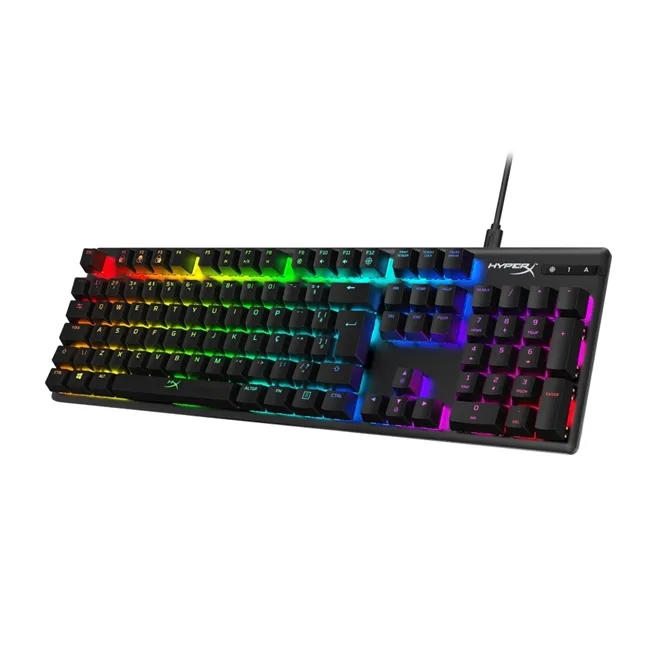 Teclado Gamer HyperX Alloy Origins RGB Mecânico ABNT2 Switch