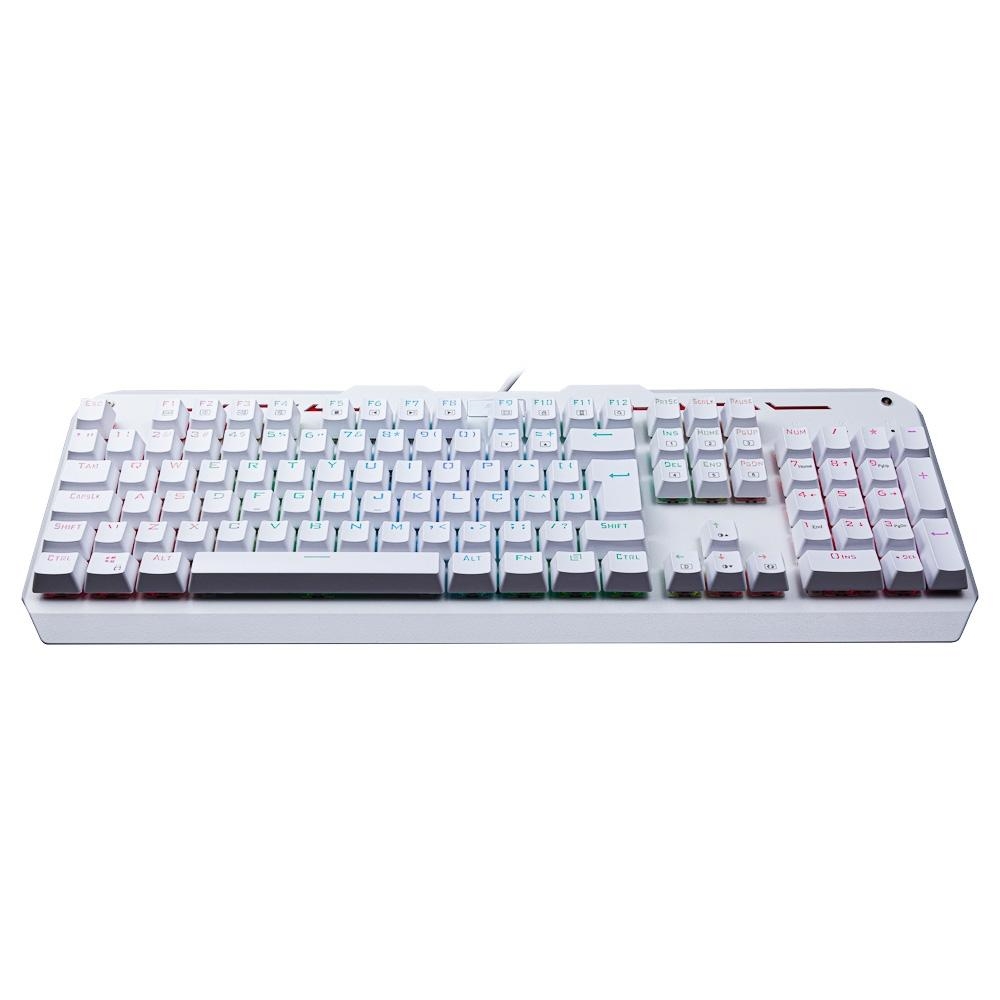 Teclado Gamer Redragon Varuna Lunar White RGB Mecânico ABNT2 Switch ...