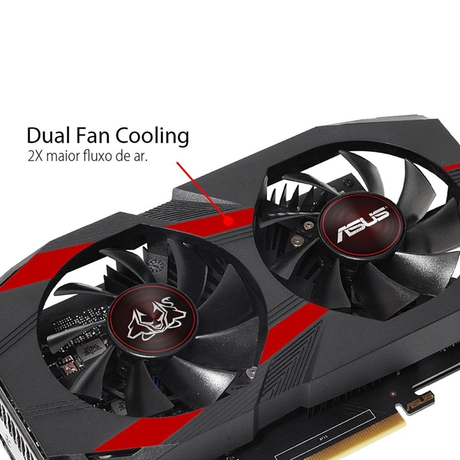 Placa De Vídeo Asus Nvidia Geforce GTX 1050 TI OC CERBERUS 4GB GDDR5 ...