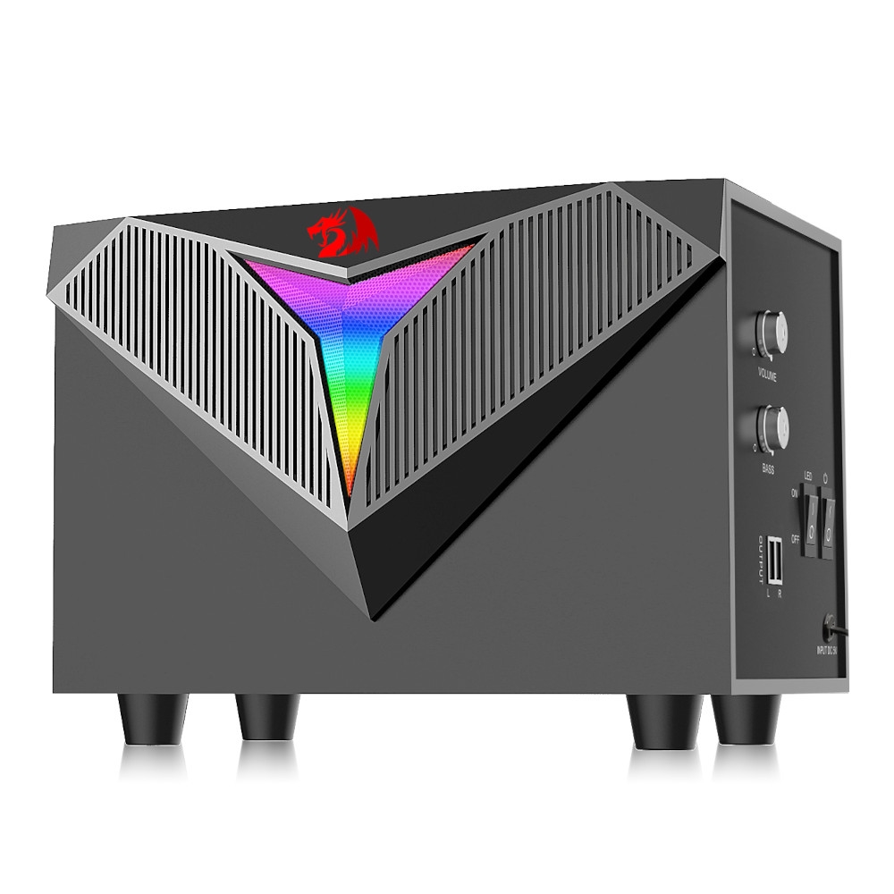Caixa de Som Gamer Redragon Toccata Subwoofer 2.1 RGB GS700
