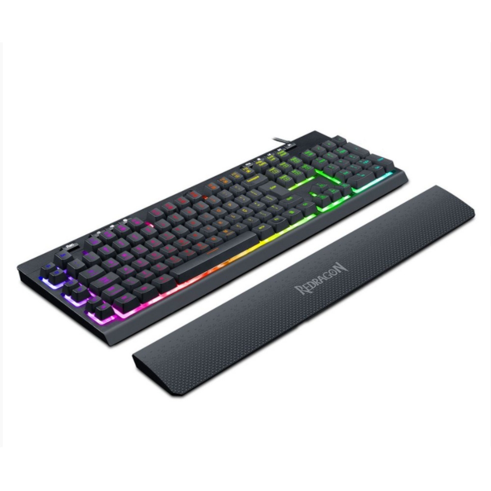 Teclado Gamer Redragon Shiva RGB Membrana ABNT2 K512RGB